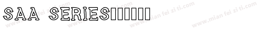 Saa Series字体转换